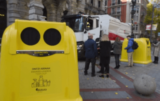 La Diputación de Bizkaia sustituirá los contenedores amarillos por un modelo de SANIMOBEL 100% reciclable 6