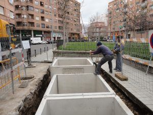 Civil Work for Underground Containers 2